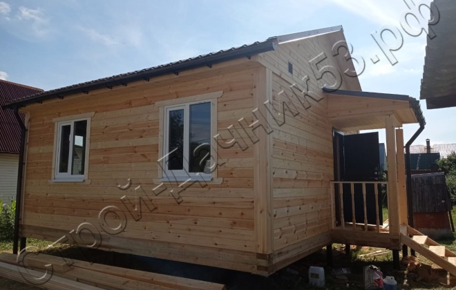 4 Брусовой дом  ОД-34, 6х6м, 37М², Московская область, Истринский район, СНТ «Новатор» (5)